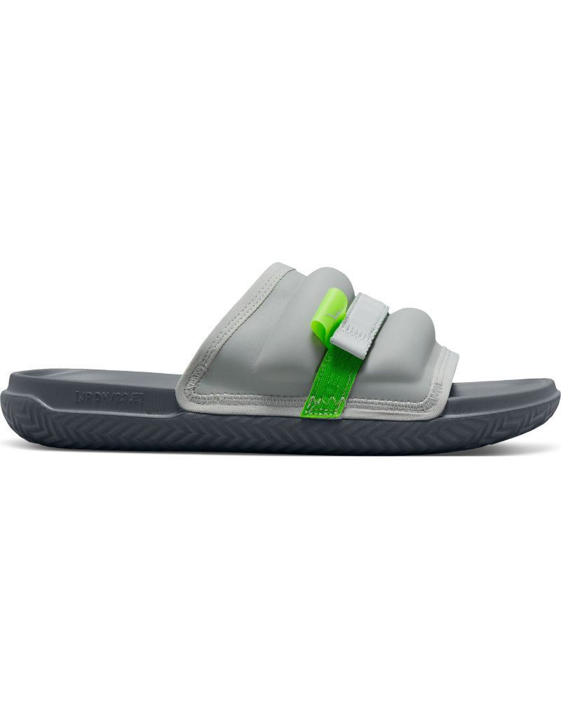 Jordan Slides Jordan Super Play Slide- Silver/Green