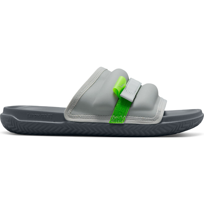 Jordan Jordan Super Play Slide- Silver/Green