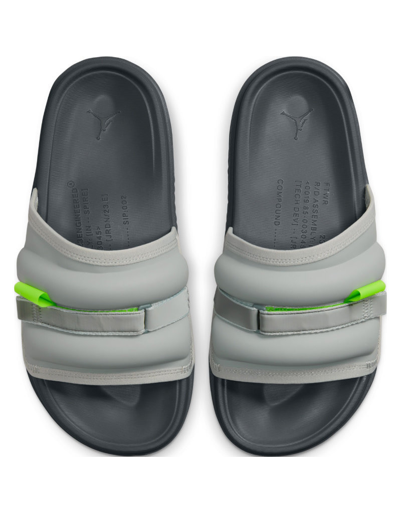 Jordan Slides Jordan Super Play Slide- Silver/Green