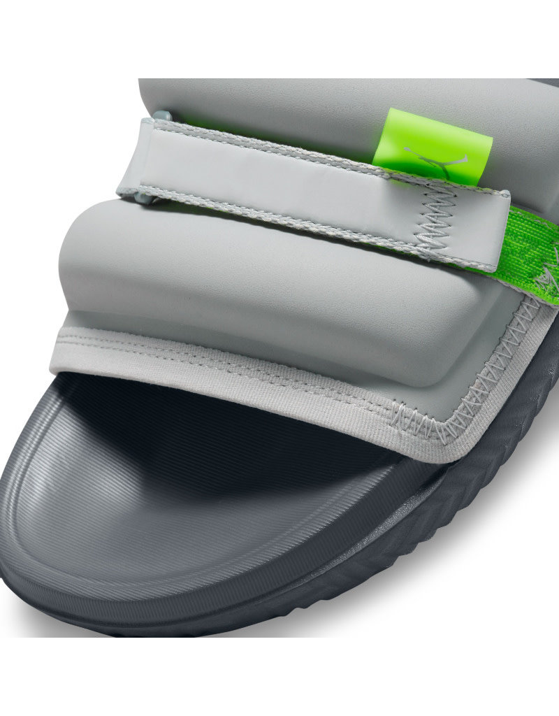 Jordan Slides Jordan Super Play Slide- Silver/Green