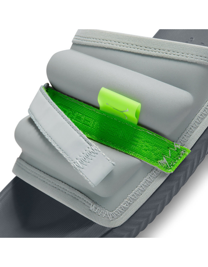 Jordan Slides Jordan Super Play Slide- Silver/Green