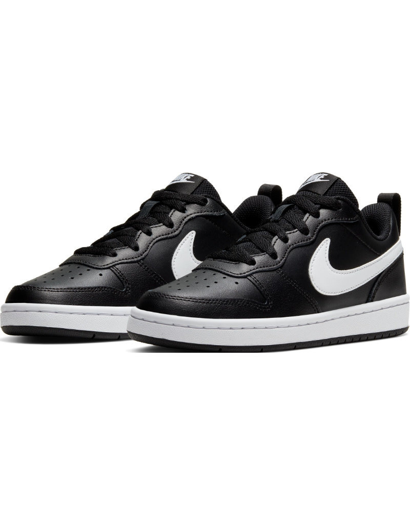 Nike Court Borough Low Gs- Black/White