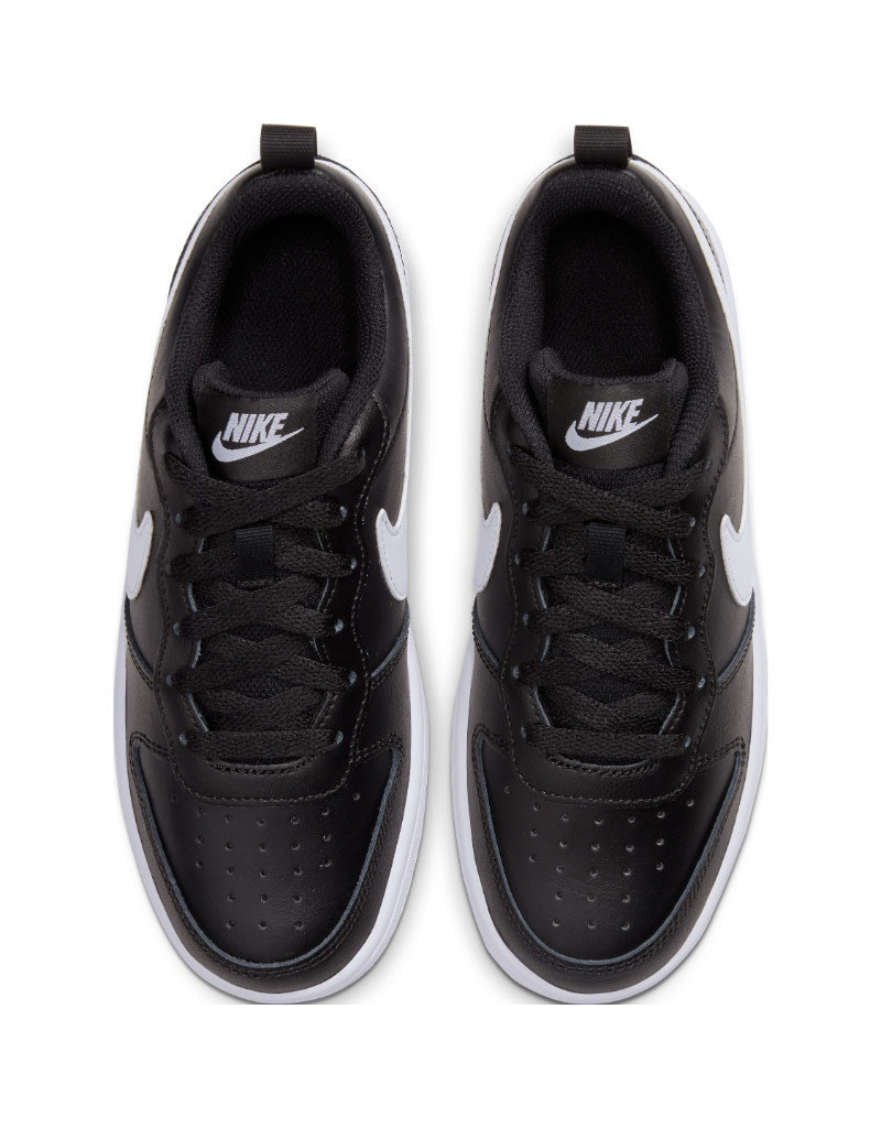 Nike Court Borough Low Gs- Black/White