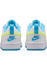 Nike Court Borough Low Gs- White/Blue/Lime