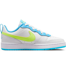 Nike Court Borough Low Gs- White/Blue/Lime