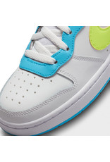 Nike Court Borough Low Gs- White/Blue/Lime