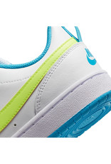 Nike Court Borough Low Gs- White/Blue/Lime