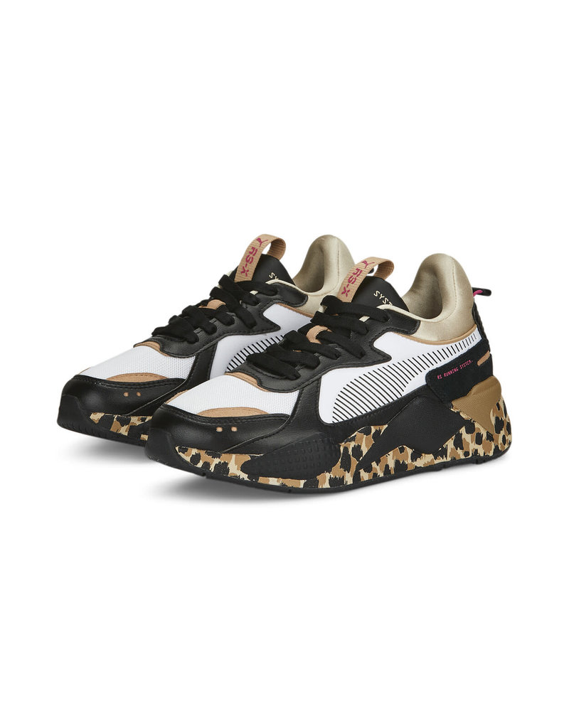 Puma W Rs-X Animal- White/Black/Gold