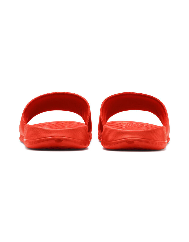Puma Slides Jr. PopCat Slide- Cherry Red/White