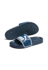 Puma Slides Jr. Leadcat Slide- Dark Blue/White