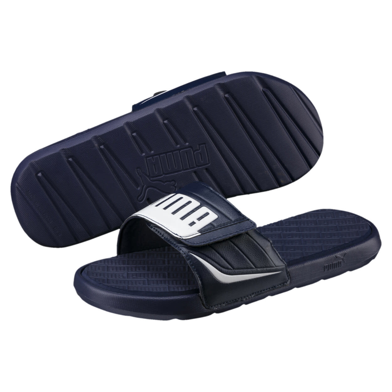 Puma Starcat Bold Plus Slide- Navy/White