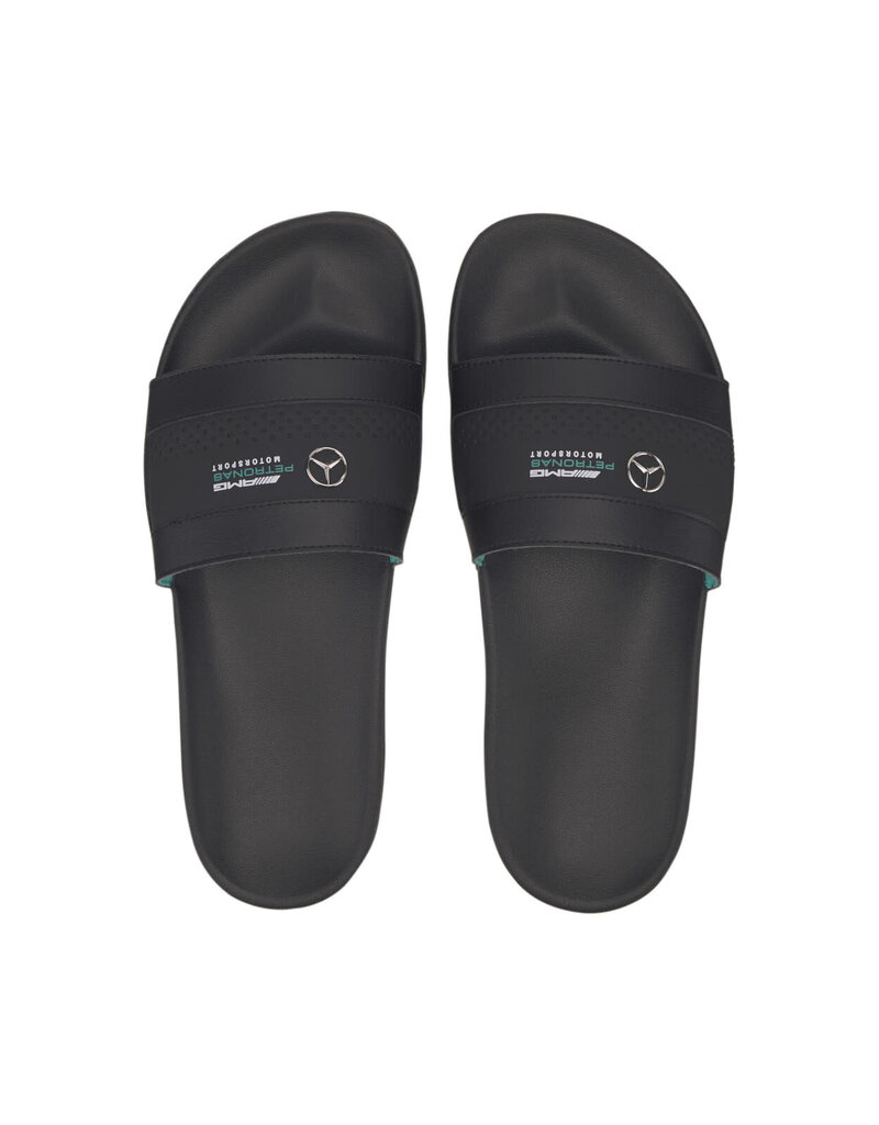 Puma Mercedes MAPM Leadcate FTR Slide Black Green Sports Gallery