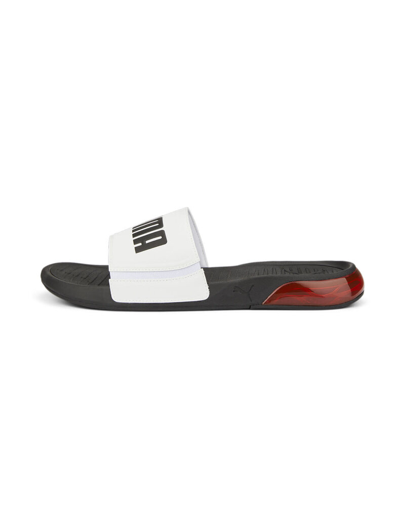 Puma Viz Cat Slide- White/Black