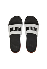 Puma Viz Cat Slide- White/Black
