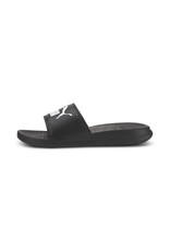 Puma Slides Jr. Popcat 20 Slide- Black/White