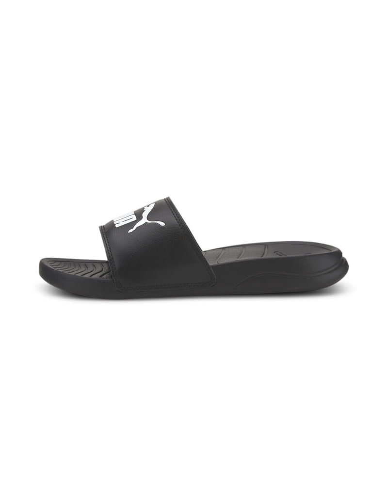 Puma Slides Jr. Popcat 20 Slide- Black/White