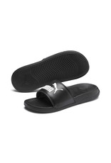 Puma Slides Jr. Popcat 20 Slide- Black/White