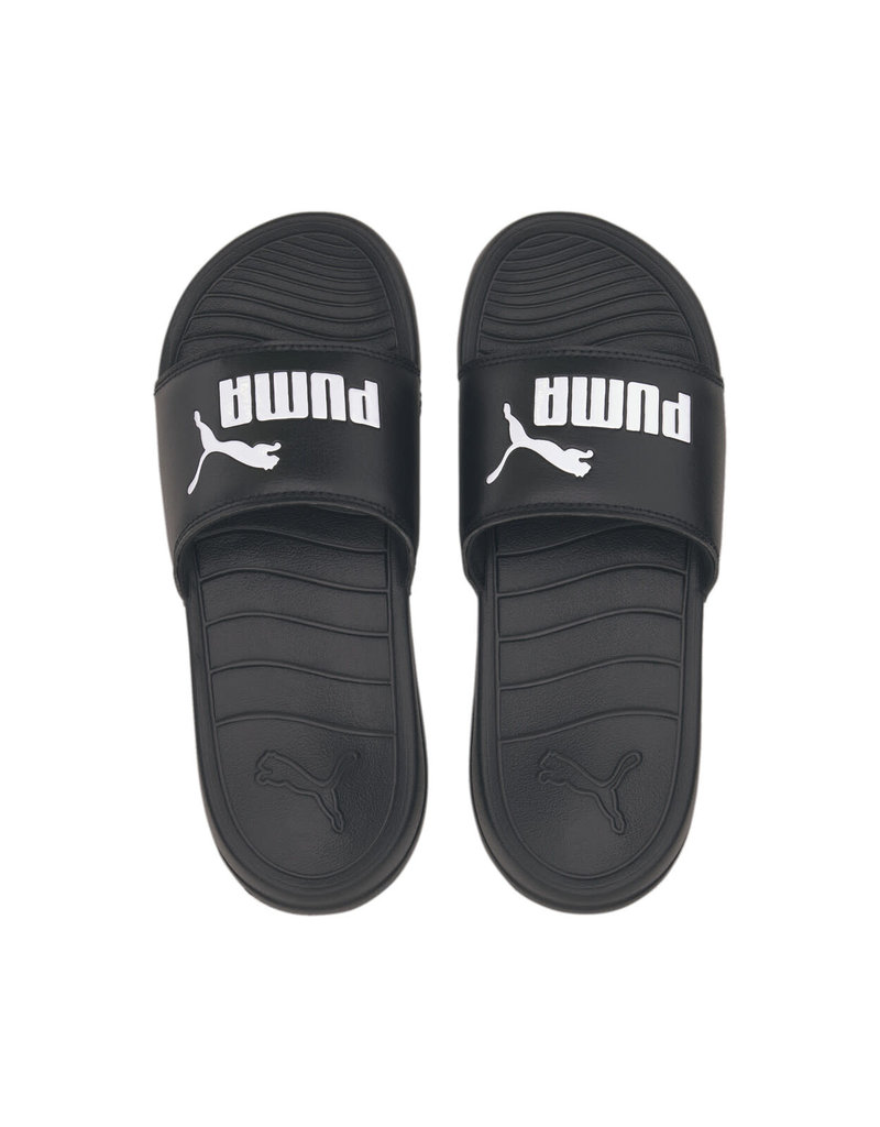 Puma Slides Jr. Popcat 20 Slide- Black/White