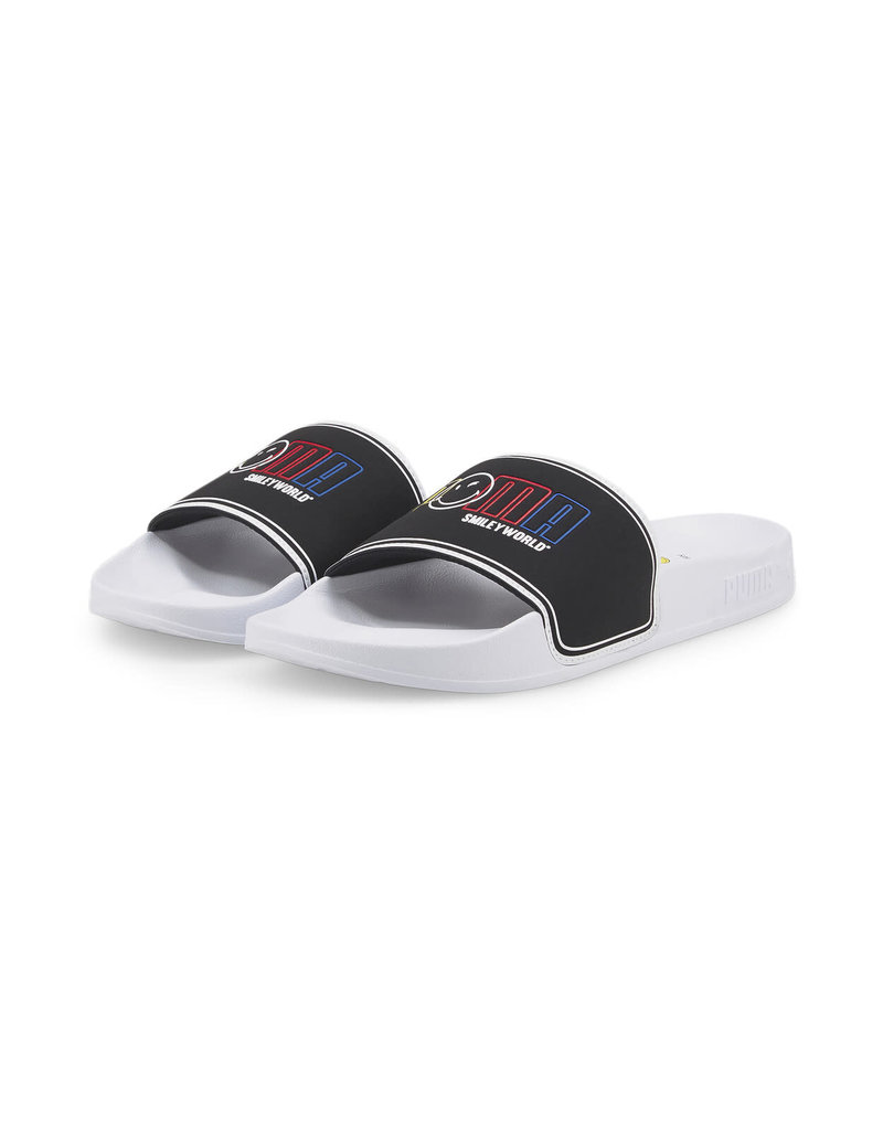 Puma Slides Jr. Leadcat 2.0 SW Slide- White/Black