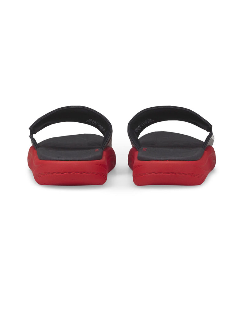 Puma Jr. SoftRide Slide- Black/Red