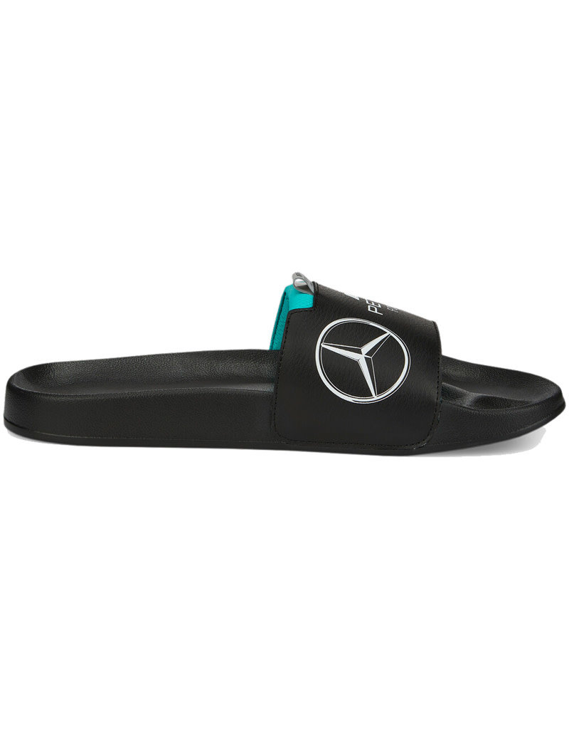 Puma Mercedes MAPF1 Leadcat 2.0 Logo Slide- Black