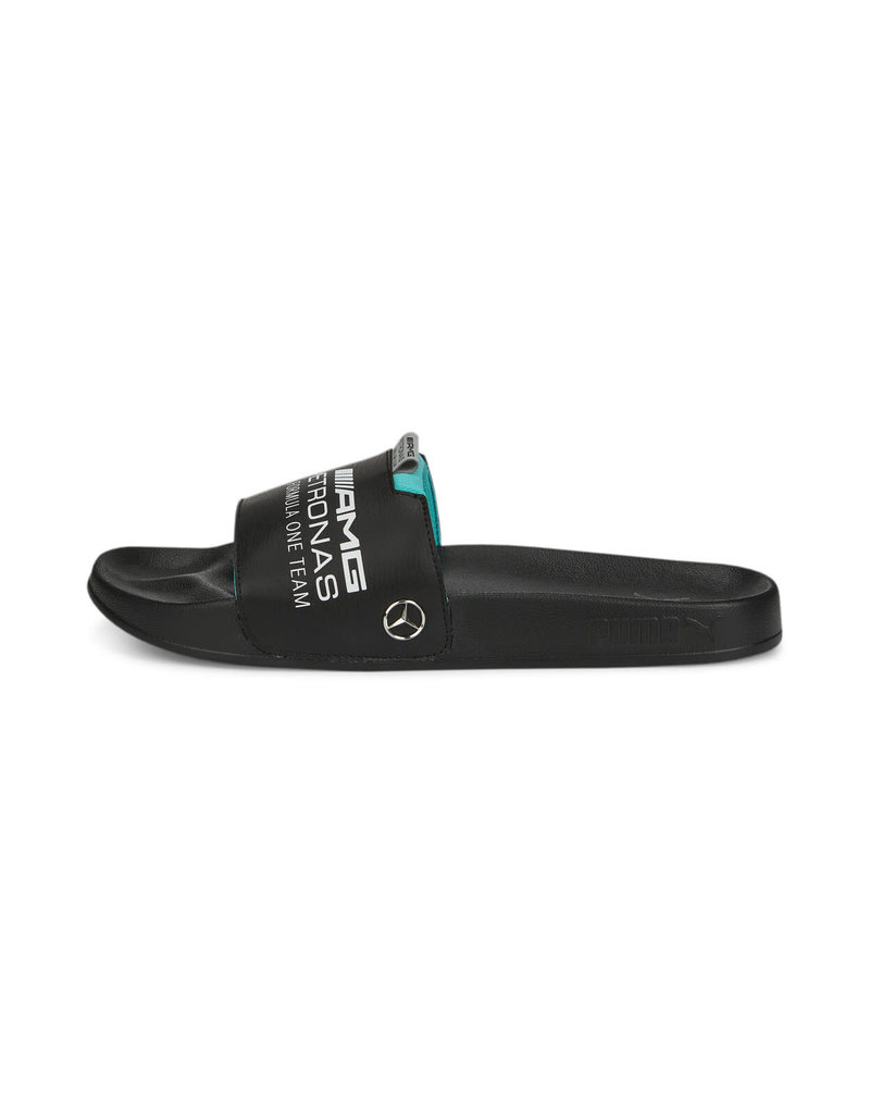 Puma Mercedes MAPF1 Leadcat 2.0 Logo Slide- Black