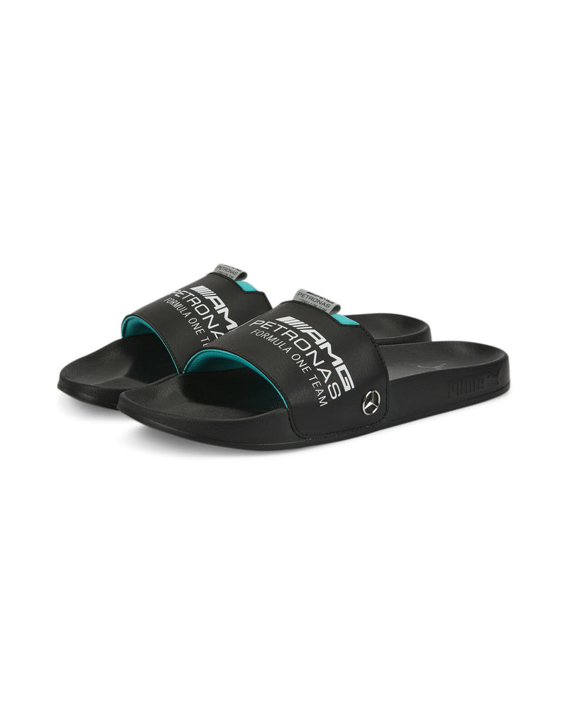 Puma Mercedes MAPF1 Leadcat 2.0 Logo Slide- Black