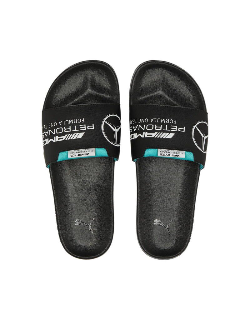Puma Mercedes MAPF1 Leadcat 2.0 Logo Slide- Black