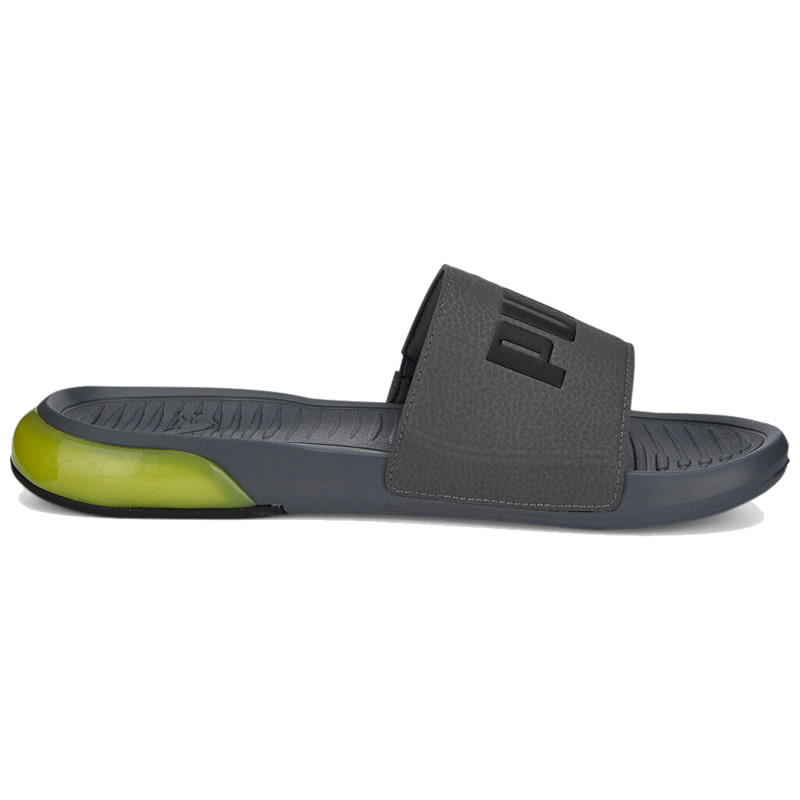 Puma Viz Cat Slide- Grey/Neon