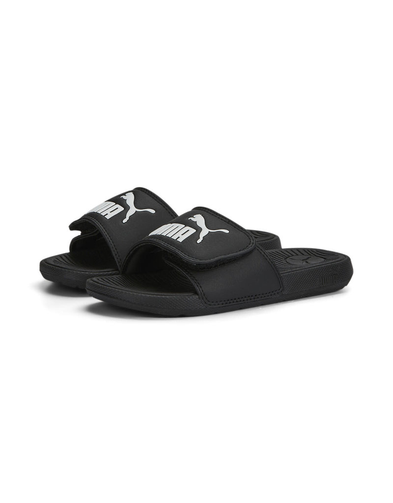 Puma Slides K Cool Cat 2.0 V BX (PS) Slide- Black/White