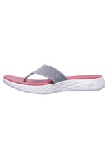 Skechers W On The Go 600 Slipper- Grey/Pink