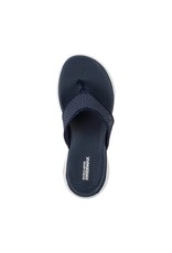 Skechers W On The Go 600 Slipper- Navy/White