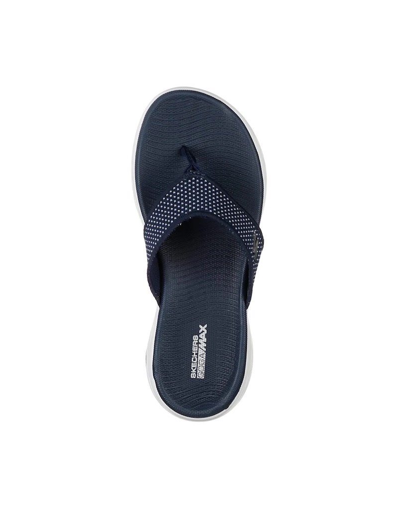 Skechers W On The Go 600 Slipper- Navy/White