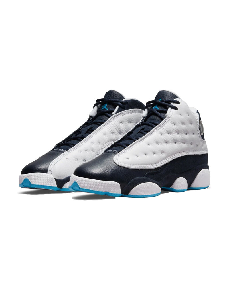 Jordan Gs Retro 13- White/Blue