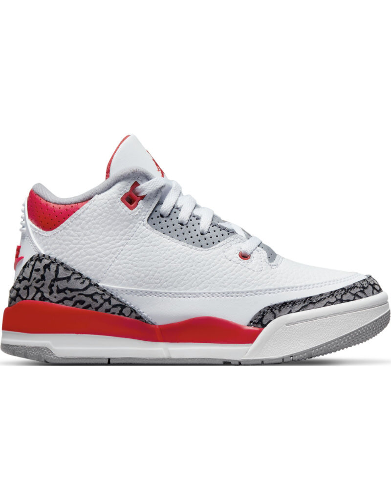 Jordan Jordan 3 Retro Bp- White/Red