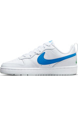 Nike Court Borough Low 2 Bg- White/Blue/Green Nike Court Borough Low 2 Bg- White/Blue/Green
