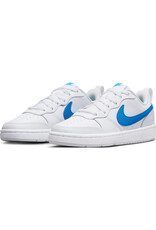 Nike Court Borough Low 2 Bg- White/Blue/Green Nike Court Borough Low 2 Bg- White/Blue/Green