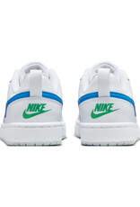Nike Court Borough Low 2 Bg- White/Blue/Green Nike Court Borough Low 2 Bg- White/Blue/Green