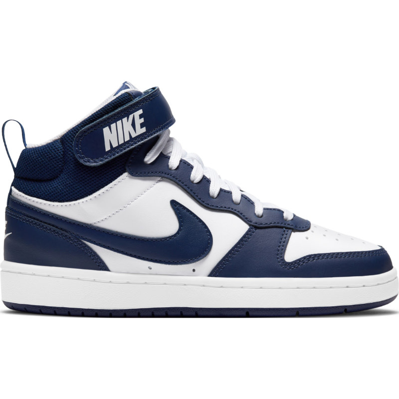 Nike Court Borough Mid 2 Gs- White/Blue