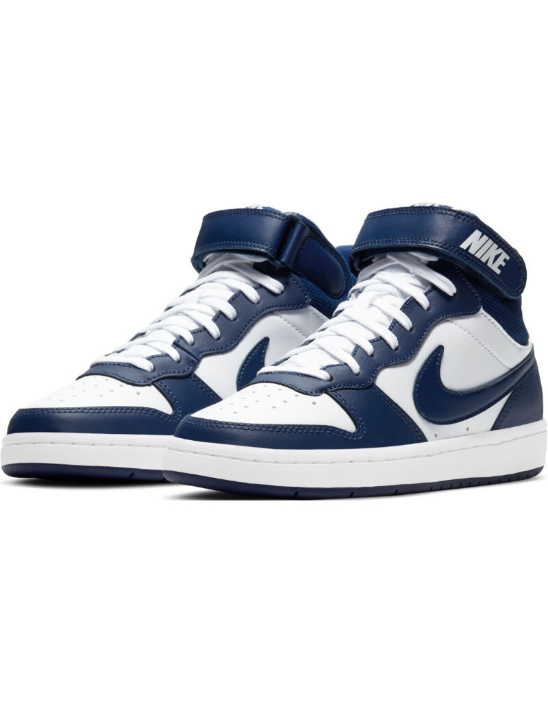 Nike Court Borough Mid 2 Gs- White/Blue