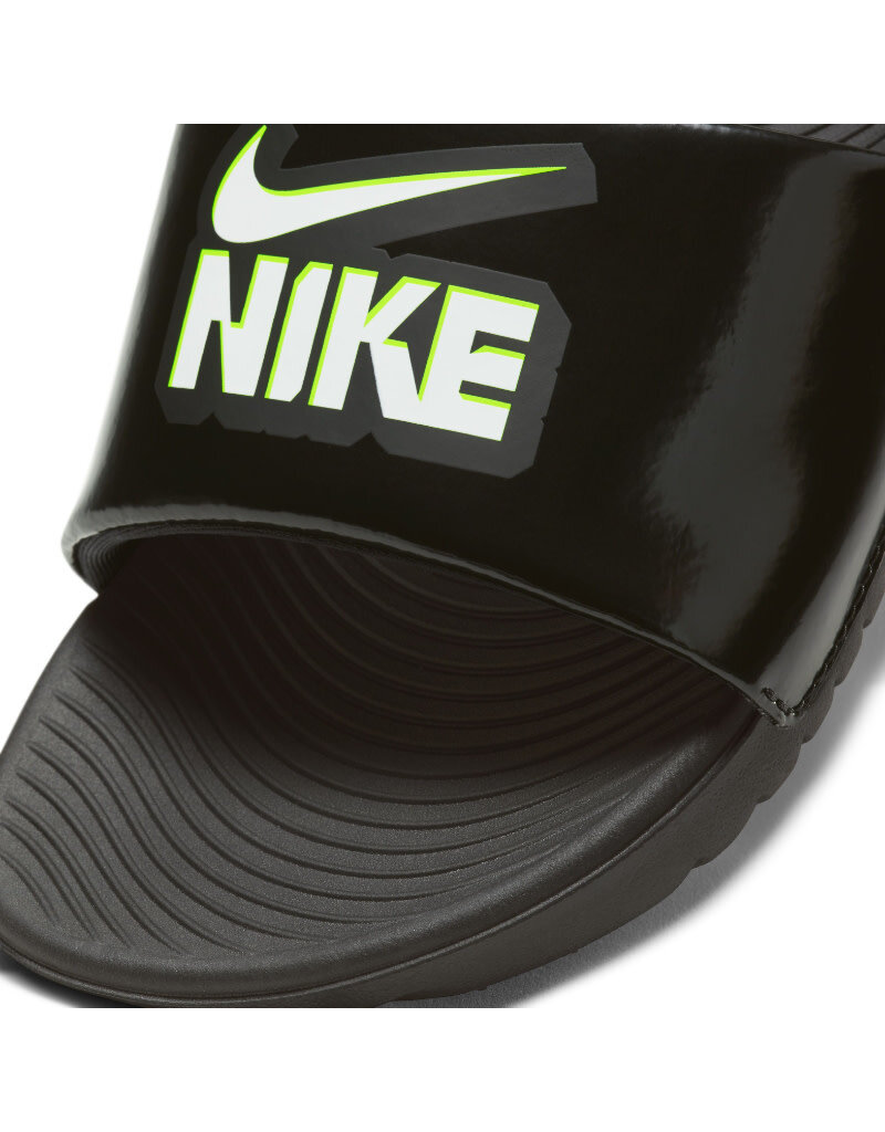 Nike K Kawa Slide Fun Bgp- Black/White Volt
