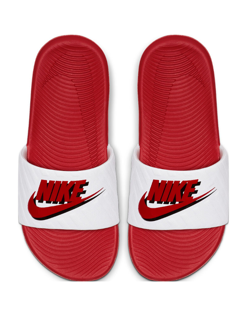 Nike Slides Nike Kawa Slide JDI (PS)- Black/Red/White