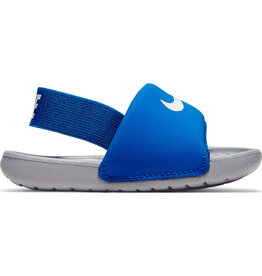 Nike Slides Kids Kawa Slide (TD)- Cobalt Blue/ Grey