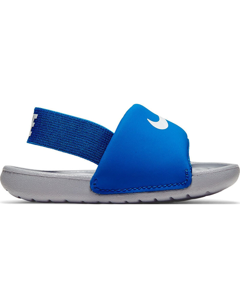 Nike Slides Kids Kawa Slide (TD)- Cobalt Blue/ Grey