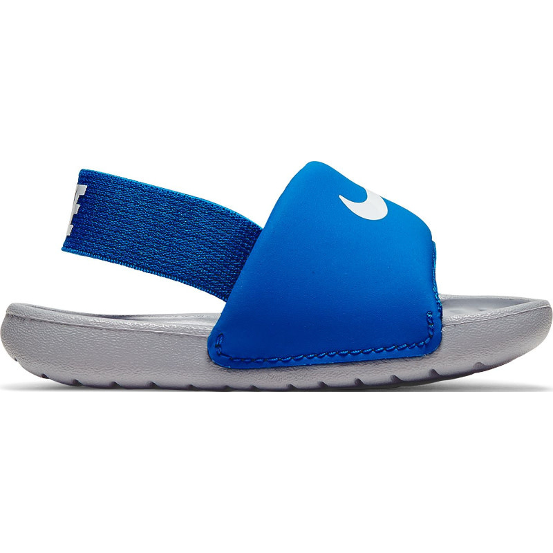 Nike Kids Kawa Slide (TD)- Cobalt Blue/ Grey