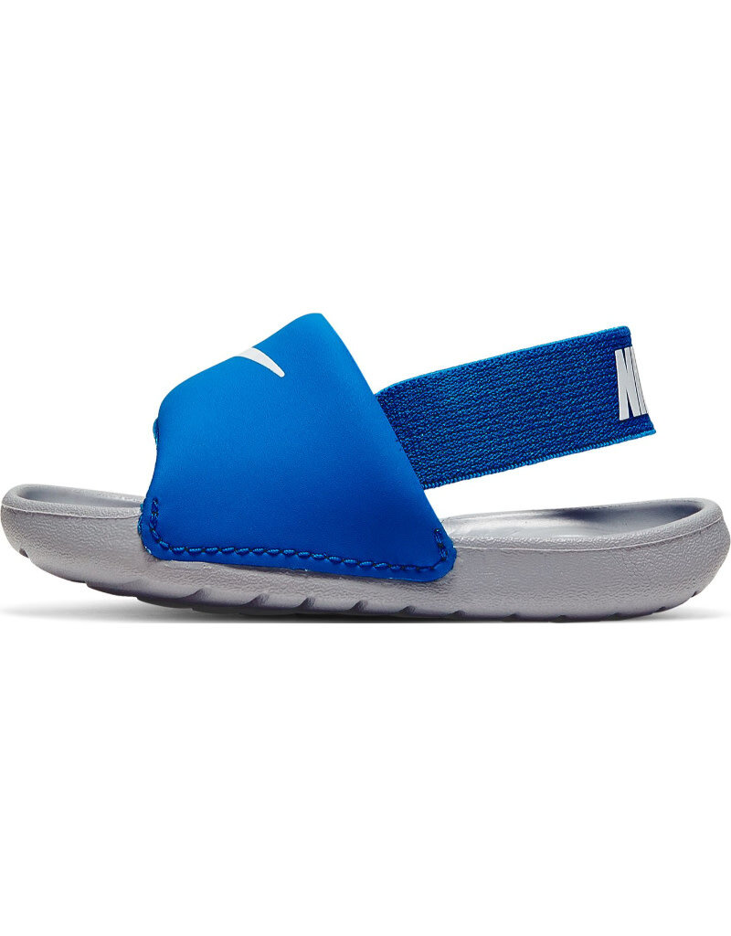 Nike Kids Kawa Slide (TD)- Cobalt Blue/ Grey