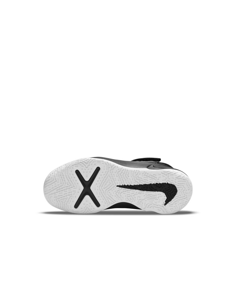 Nike Team Hustle D 10 Flyease (PS)- Black/Metallic Silver