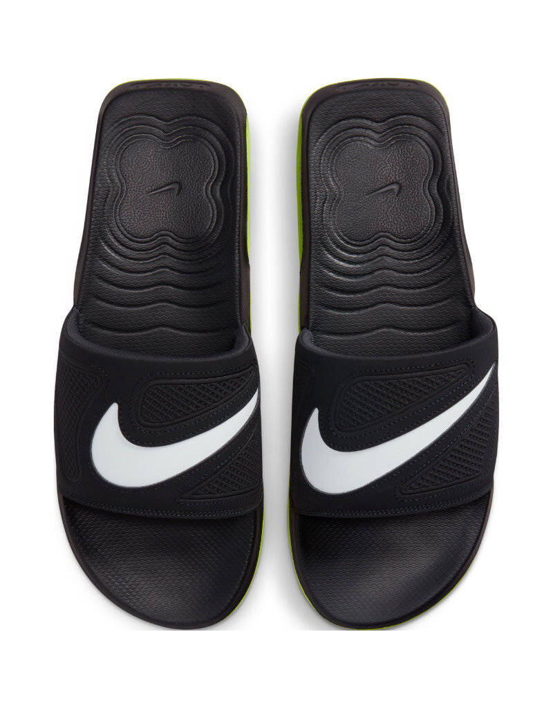 Nike Air Max Cirro Slide- Black/White Volt - Sports Gallery