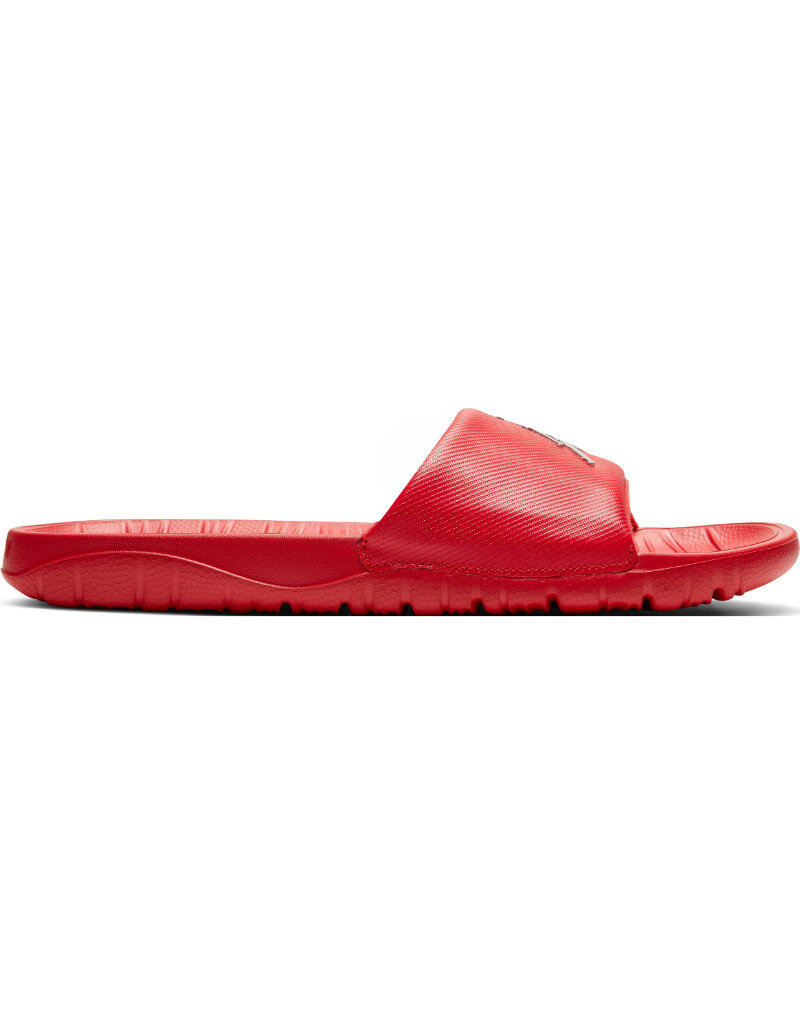 Nike Jordan Break Slide- Univ Red/Metalic Silver