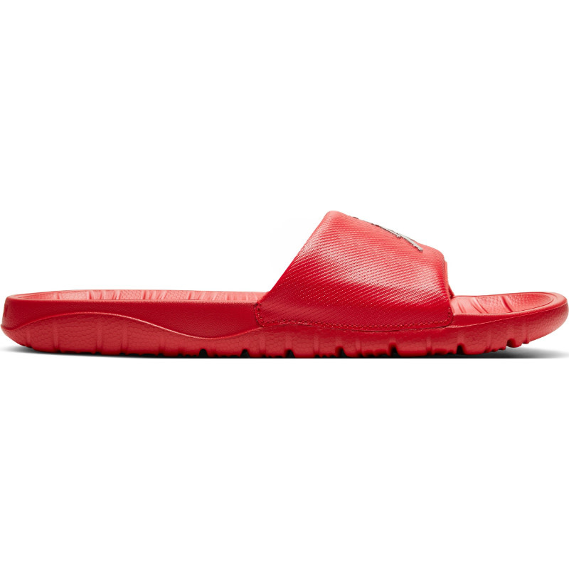 Nike Jordan Break Slide- Univ Red/Metalic Silver